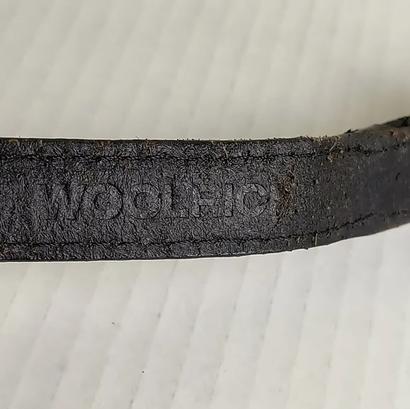 Woolrich Western Concho Black Braided Belt with Silver Buckle Size L - Picture 8 of 14